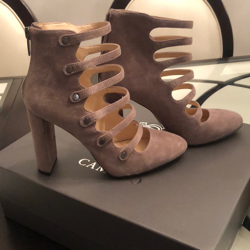 Suede Mary Jane Pumps